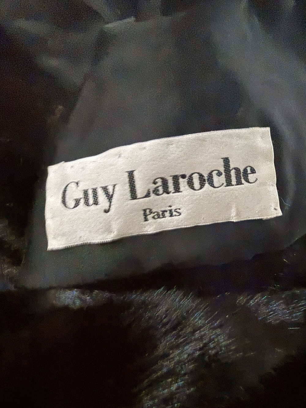 Guy Laroche real mink black coat - Picture 5 of 5